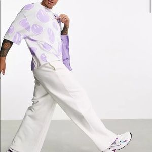 ASOS oversized T-shirt with all-over smiling face print